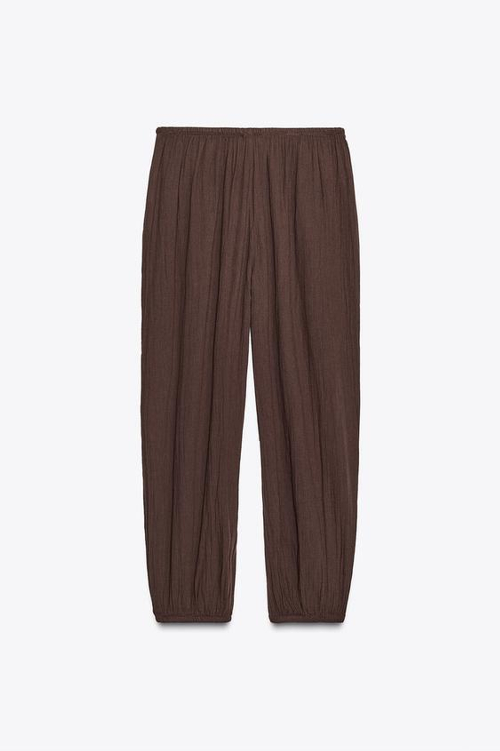 ZARA БРЮКИ-БАЛАХОНЫ, КОРИЧНЕВЫЙ