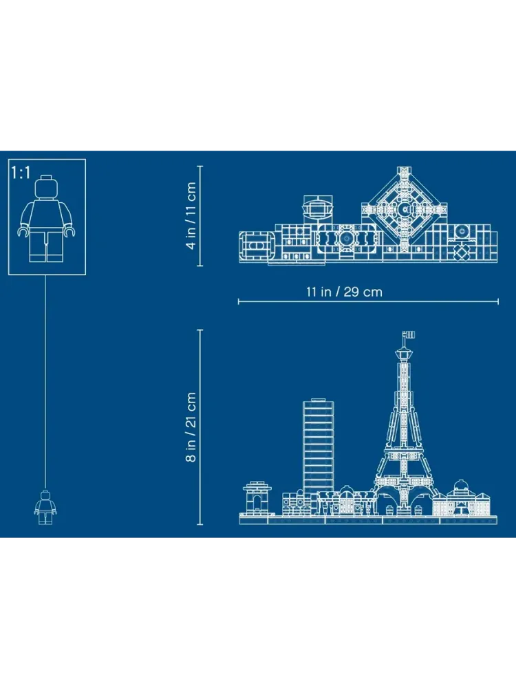 Конструктор архитектурный Architecture 21044 Париж