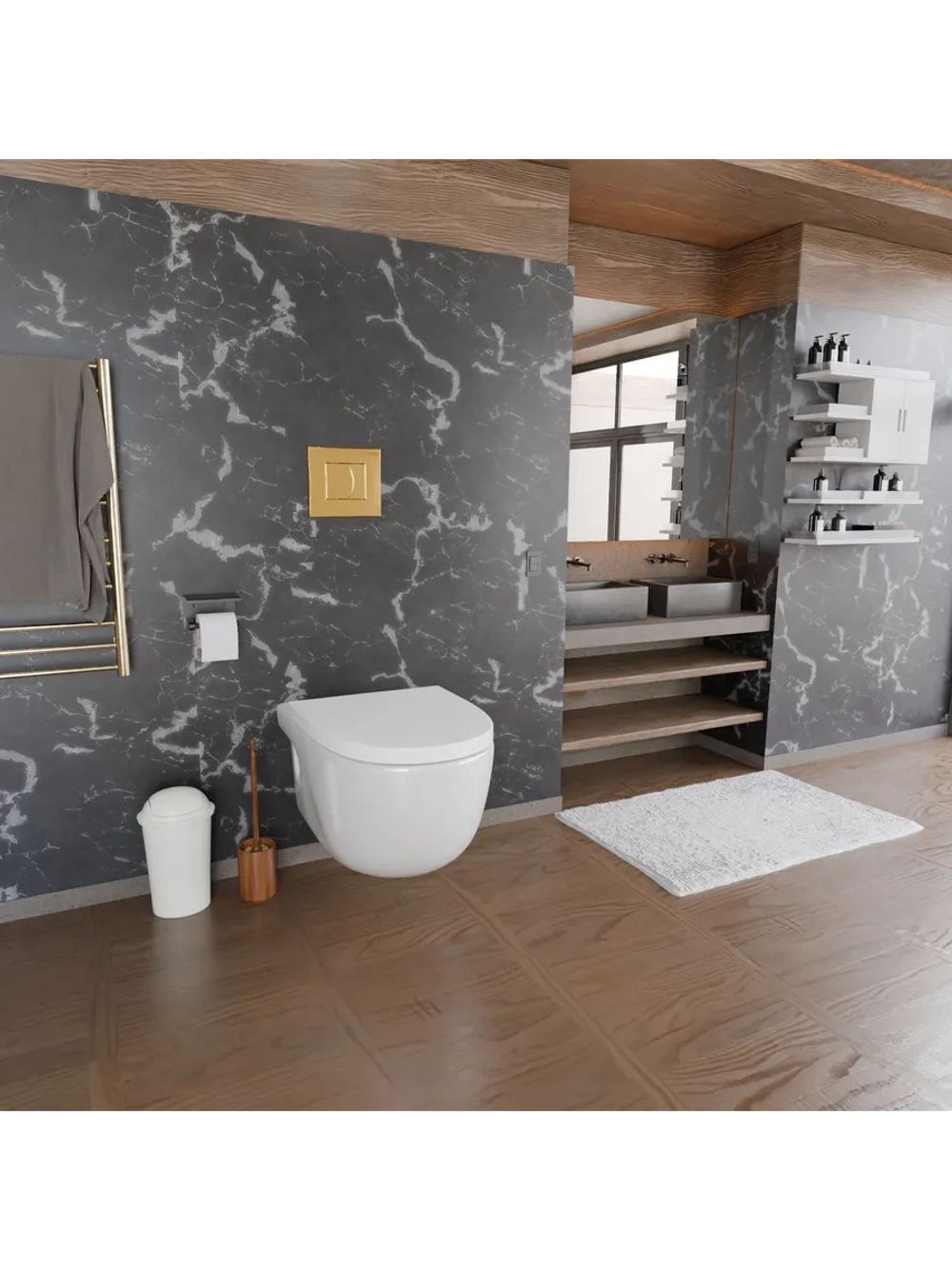 Панель смыва инсталляции подвесного унитаза