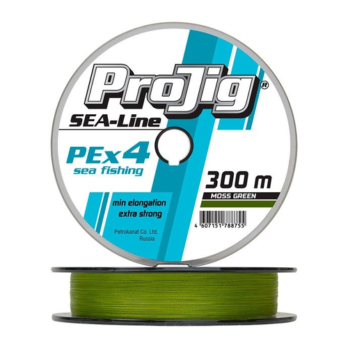 Шнур ProJig SEA Line 0,50 мм., 60,0 кг, 300 м, хаки