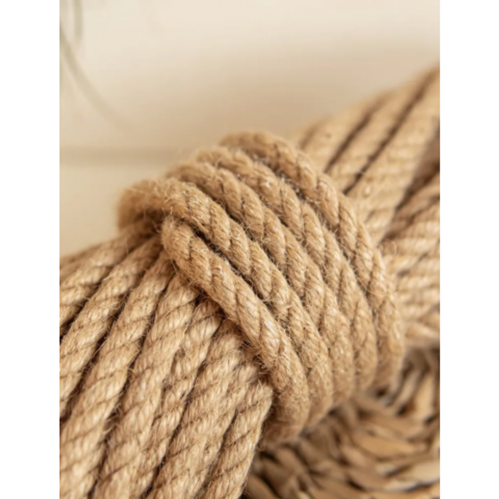 Джутовая веревка для шибари, на катушке, бежевый, 5 м