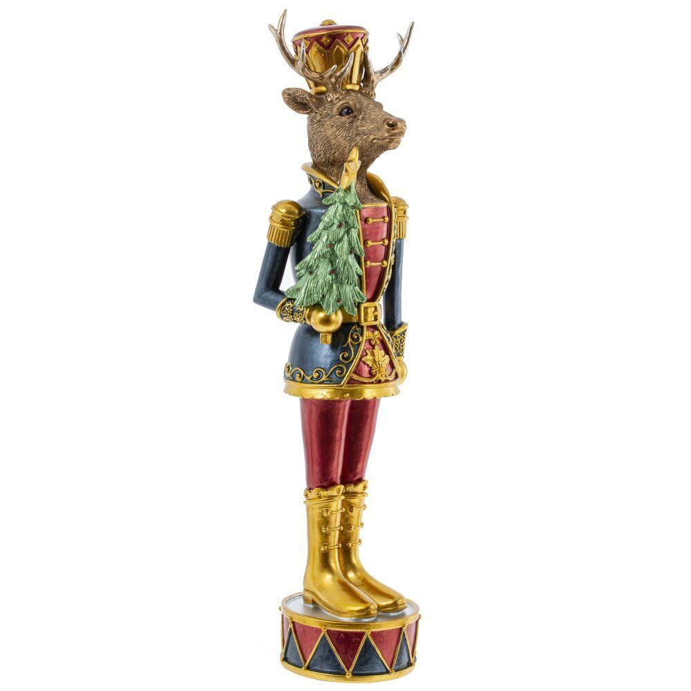 GAEM Фигурка декоративная "Солдатик-олень", L11 W9 H41 см