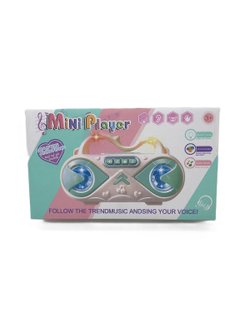 Магнитофон игрушечный на батарейках зеленый