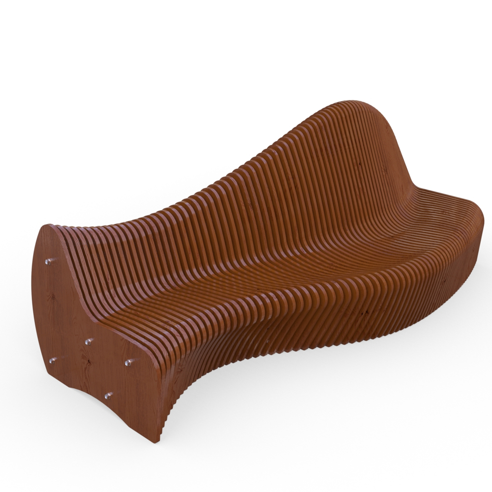 Параметрическая скамейка Креата