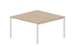Составной стол Strike на 2 рабочих места 1380х1366х750мм (меламиновые аутлеты)
