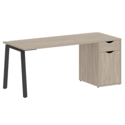 Home Office Стол письменный VR.SP-3-178.1.A Дуб Аттик/Металл Антрацит 1780*720*750