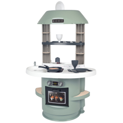 Детская кухня Smoby Nova 312700 с 13 аксессуарами для сюжетной игры от 18 месяцев — фото 2