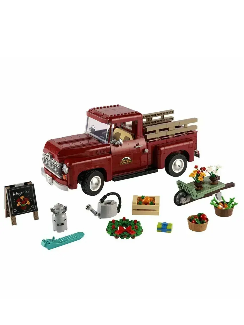 Конструктор Винтажный пикап 1677 деталей