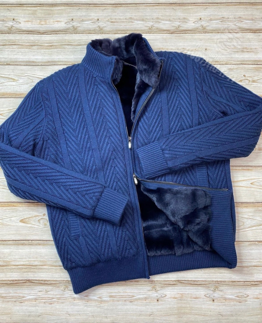 Кардиган с мехом Loro Piana