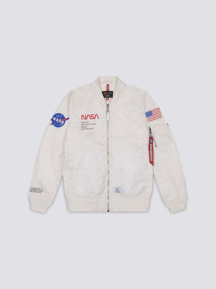 Бомбер Alpha Industries L-2B NASA Gen II OFF WHITE (Белый)