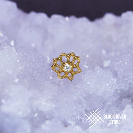 Flourish Crystal PVD Yellow