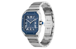 CARTIER SANTOS DE Automatic Mechanical Movement Unisex Watch 39.8mm Blue Dial