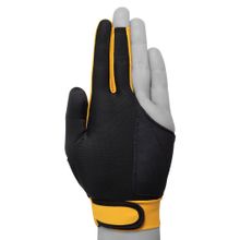 Перчатка Tiger Professional Billiard Glove черная/желтая левая XL