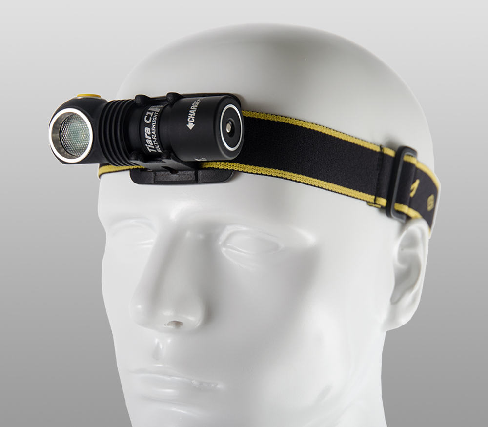 Мультифонарь светодиодный Armytek Tiara C1 Pro Magnet USB+18350, 980 лм, теплый свет, аккумулятор
