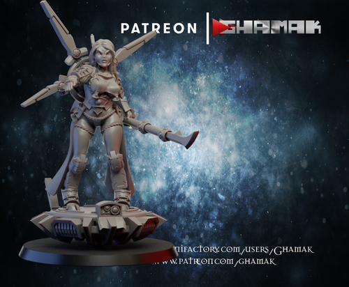 Tau Empire  Ethereal Эфирный миниатюра для dnd, днд, pathfinder, фентези, Настольная игра, НРИ, Варгейм, РПГ