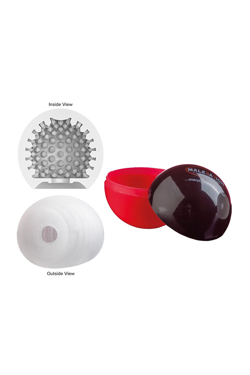 Белый мастурбатор-шар Lucky Ball Type 2 (Цвет: белый)