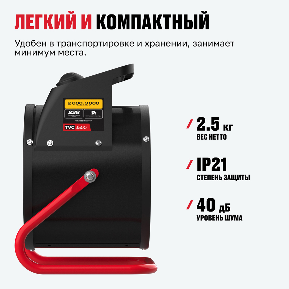 Тепловентилятор ALTECO TVC 3500