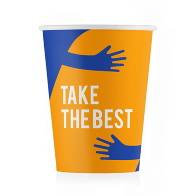Стаканчик бумажный Take the best 250 мл
