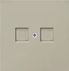 Donel R98 матовый кашемир Накладка для розетки RJ45, 2-я, серия DA