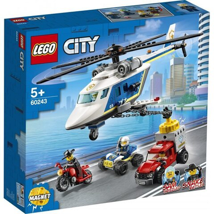 Конструктор LEGO City - Погоня на полицейском вертолете 60243