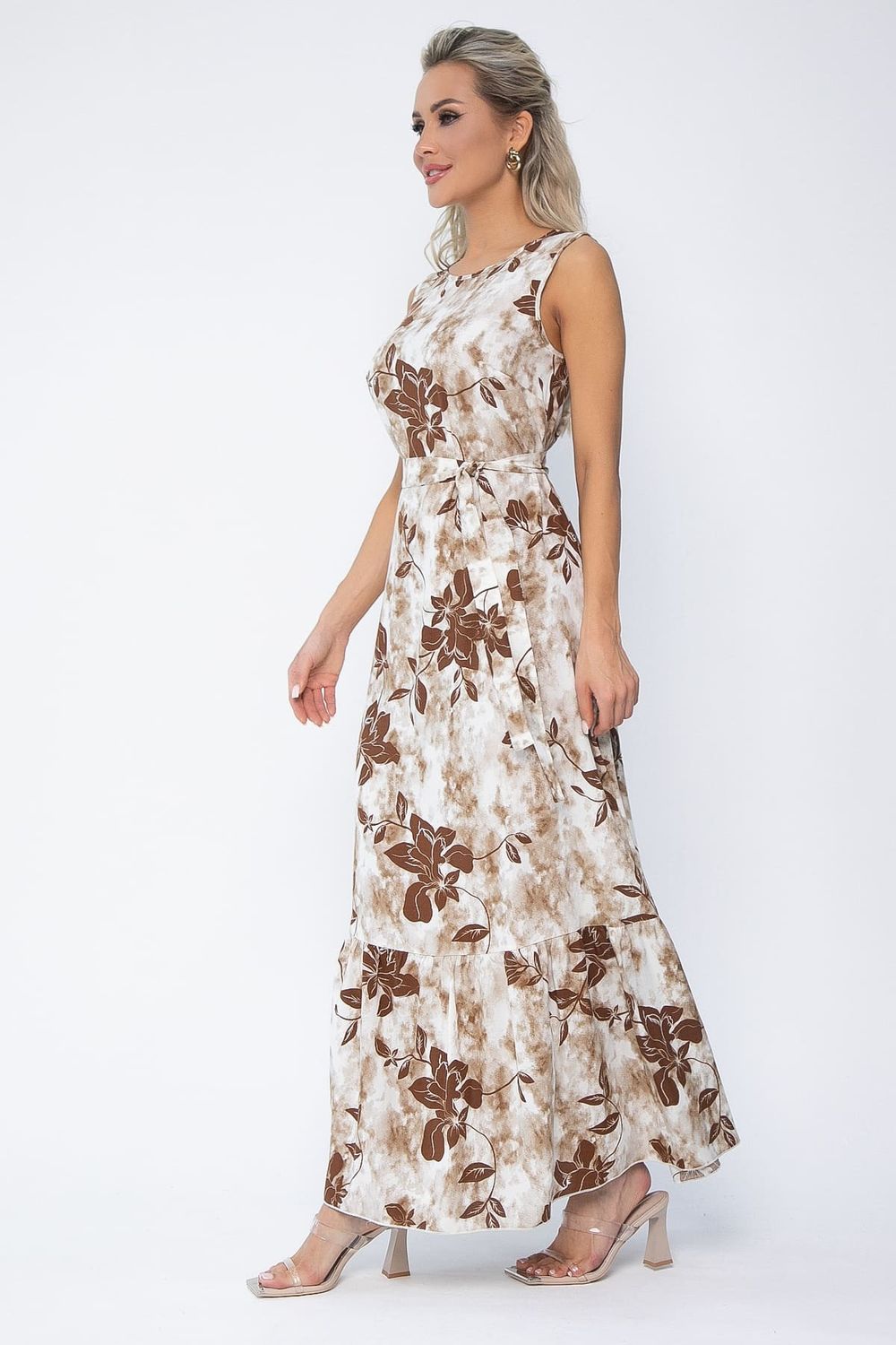 Платье Твой образ макси (бежевое) П13561-12М LT Collection