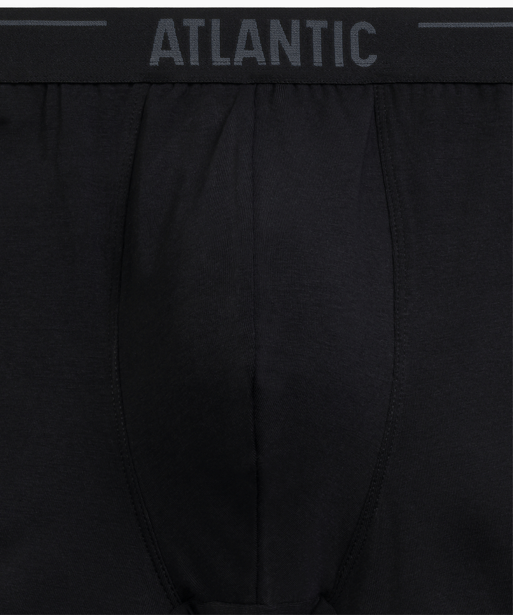 Мужские трусы шорты Atlantic, набор из 5 шт., хлопок, коричневые + графитовые + чёрные + фиолетово-серые + каберне, 5SMH-004