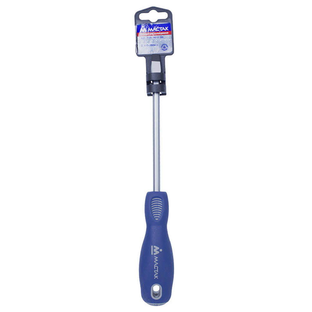 МАСТАК (040-80150H) Отвертка шлицевая Slotted SL8.0 x 150 мм