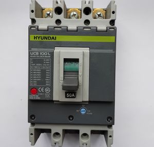 Автоматический выключатель HYUNDAI UCB100L 3PT4P0000C 00050F 50A 50kA. Не заводская упаковка.