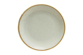 Тарелка 18 см фарфор цвет серый Seasons