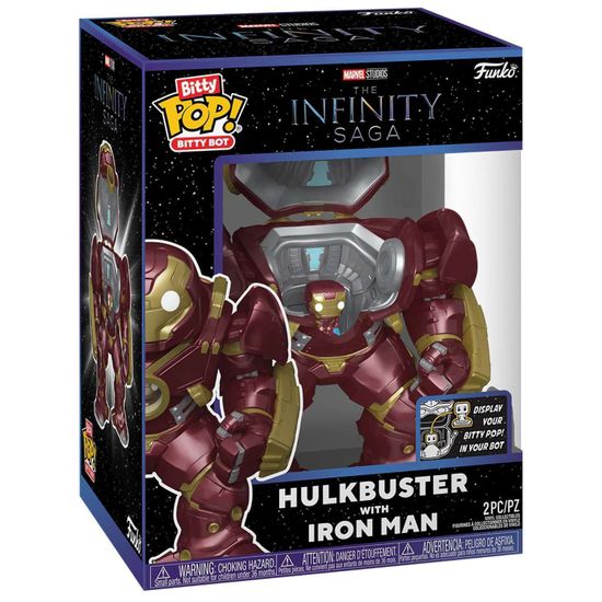 Фигурка Funko Bitty POP! Bitty Bot Marvel Infinity Saga Hulkbuster with Iron Man 83645 / Фигурка Фанко Битти ПОП! по мотивам вселенной "Марвел", Железный человек