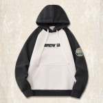 Mountain Fashion Brand Splicing свободный повседневный комбинированный худи для мужчин