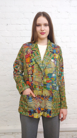 Трикотажный жакет "Витраж"