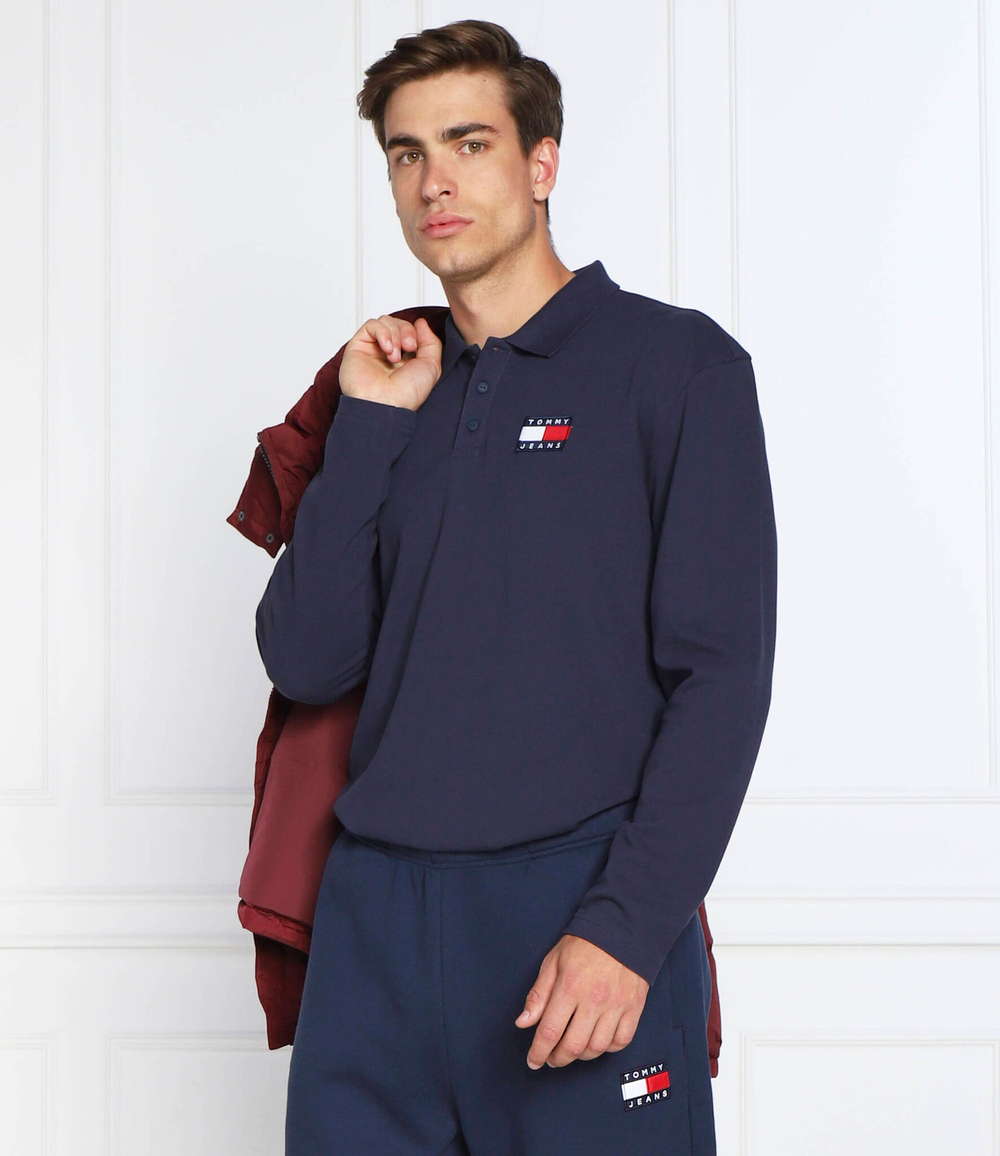 поло modern Tommy Jeans - темно-синий(DM0DM15075)