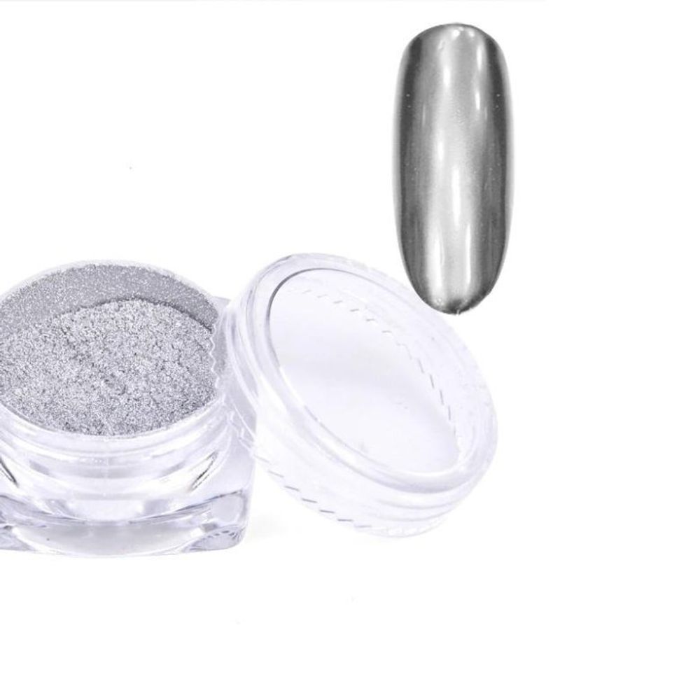 Втирка зеркальная серебро