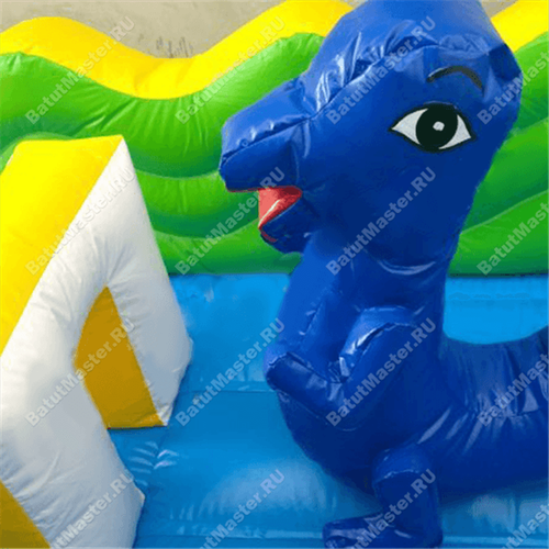 Большой надувной батут "Средневековье" 20*20*5 м