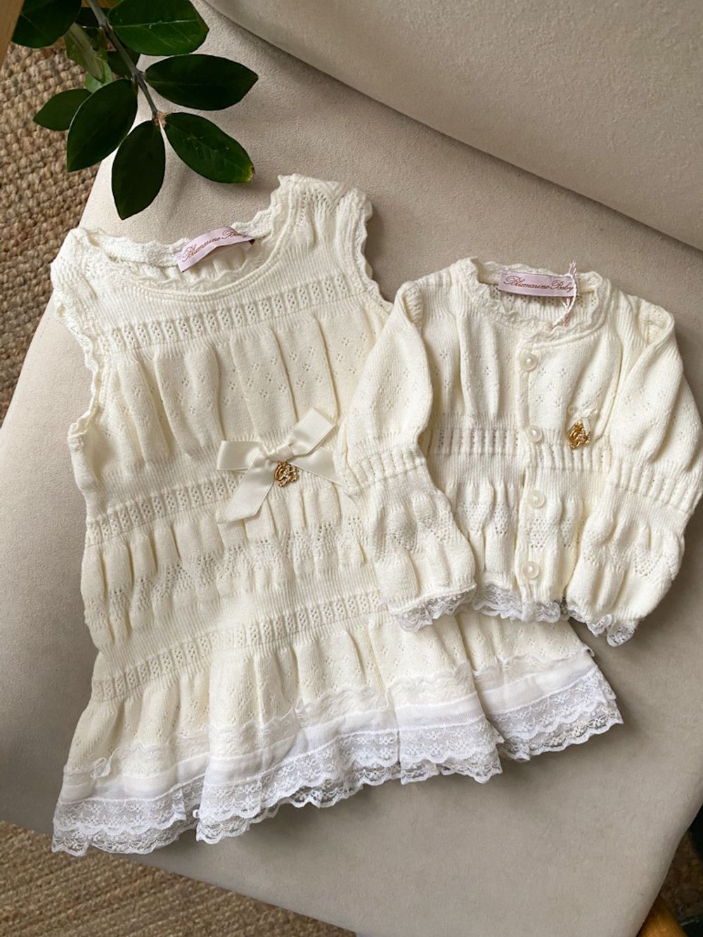 Новый комплект из вискозы Blumarine Baby, 62