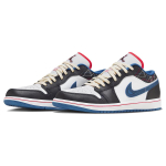 Кроссовки Air Jordan 1 Low Black Industrial Blue