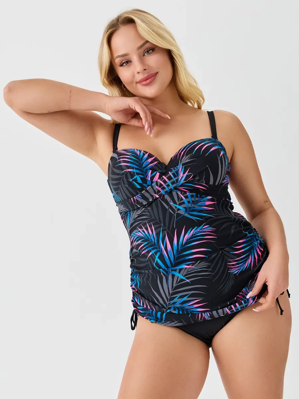 Купальник раздельный танкини закрытый