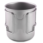 Кружкa с крышкой титановая T-Gear Titanium Mug With Lid 400