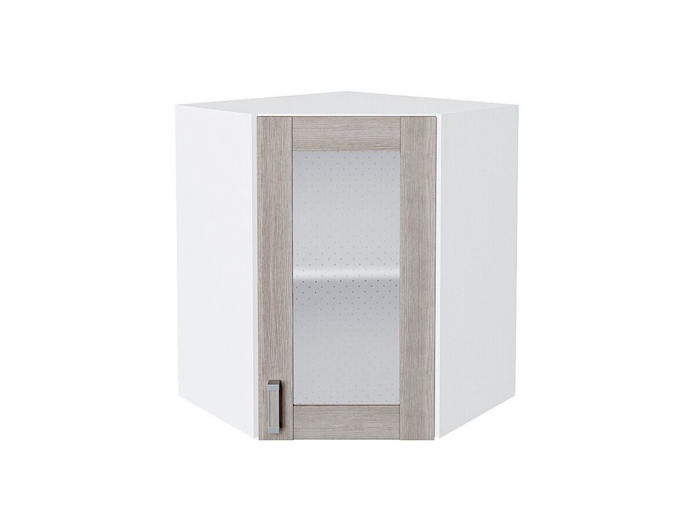 Шкаф верхний угловой остекленный Лофт