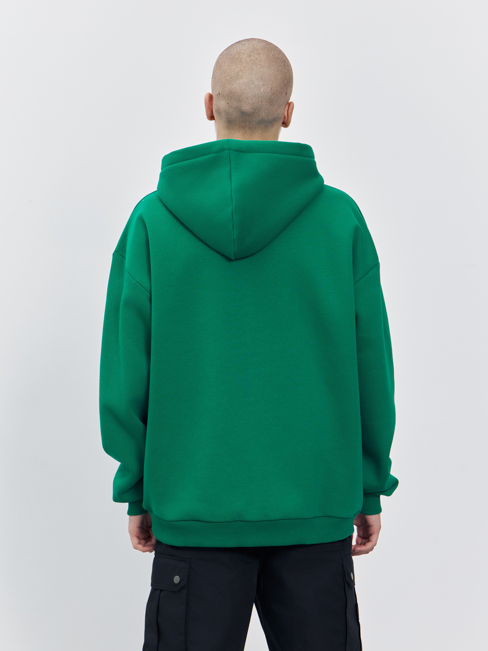 Худи с начесом (зеленый)