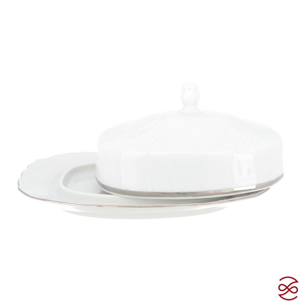 Масленка Bernadotte Платиновый узор 250мл