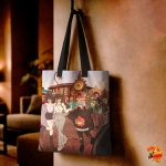 Сумка шоппер с принтом Адский Рай