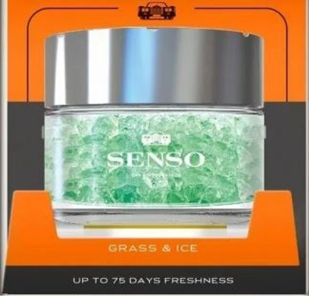 Ароматизатор в банке Dr Marcus Senso Deluxe   гель   Grass+Ice\Трава+Лед