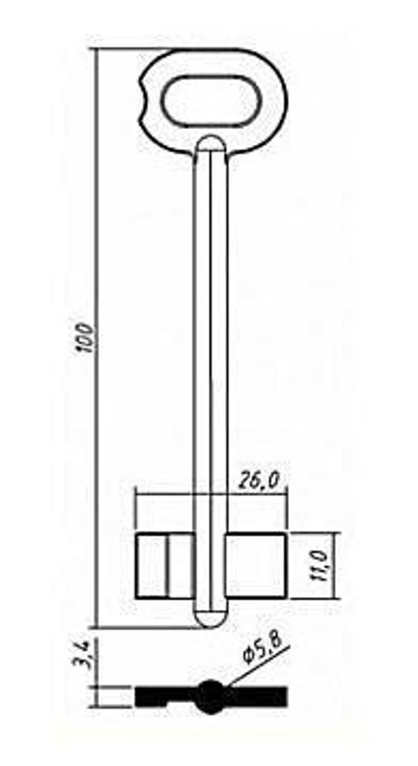 Заготовка дверняк МОГИЛЕВ (MGL2D)