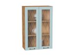 Шкаф верхний с 2-мя остекленными дверцами Ницца