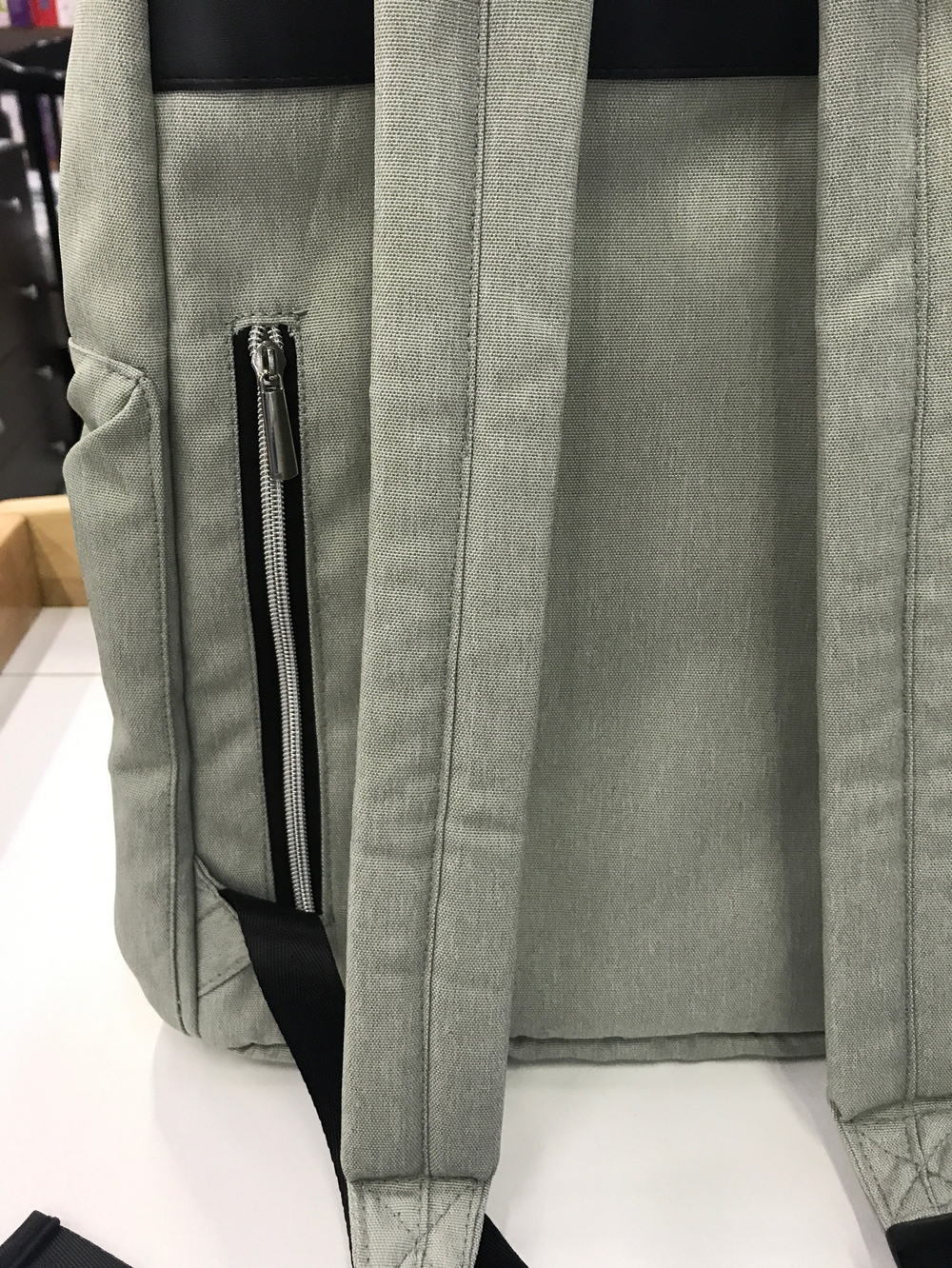 Рюкзак текстильный для мам (серый)