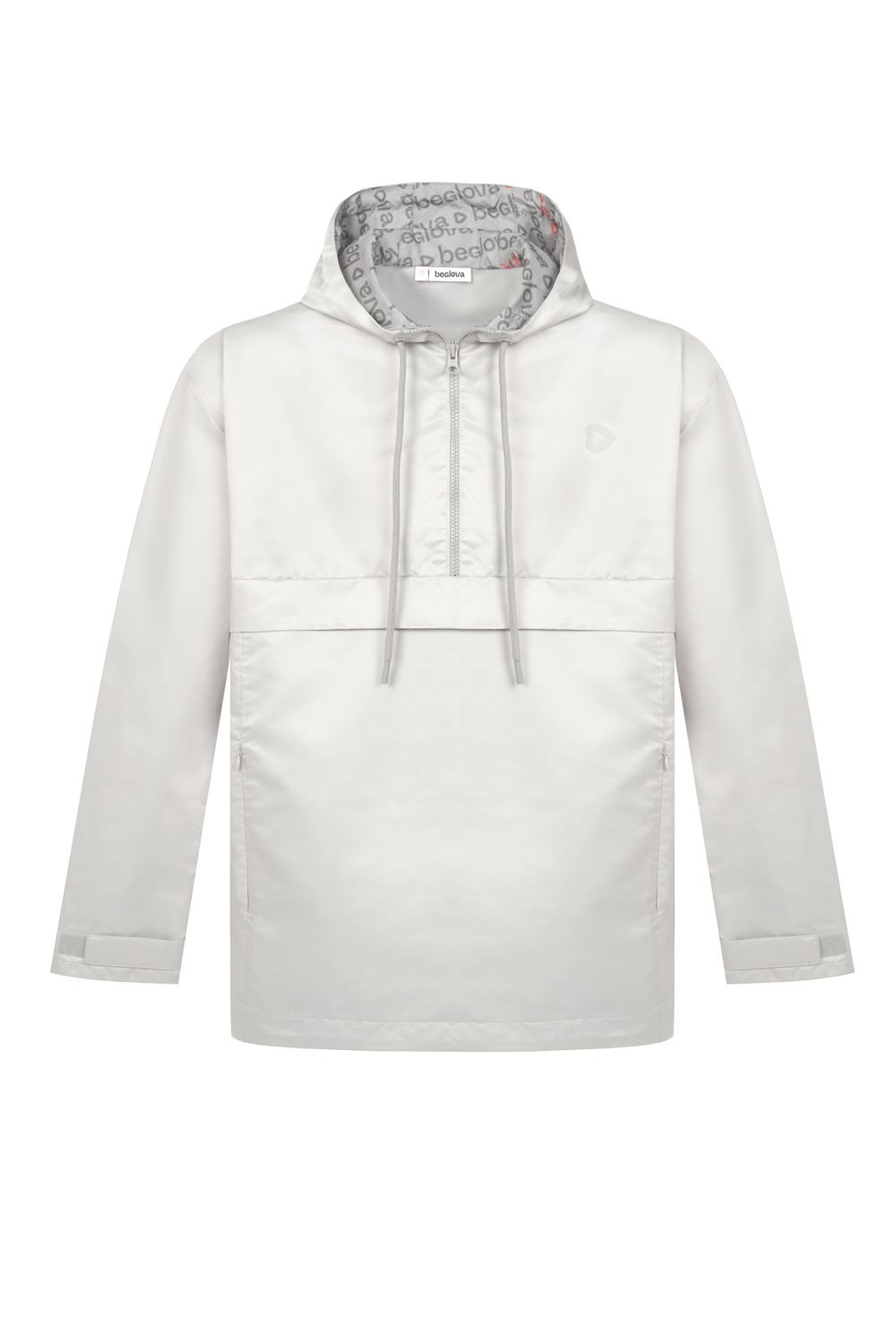 Анорак светло-серый