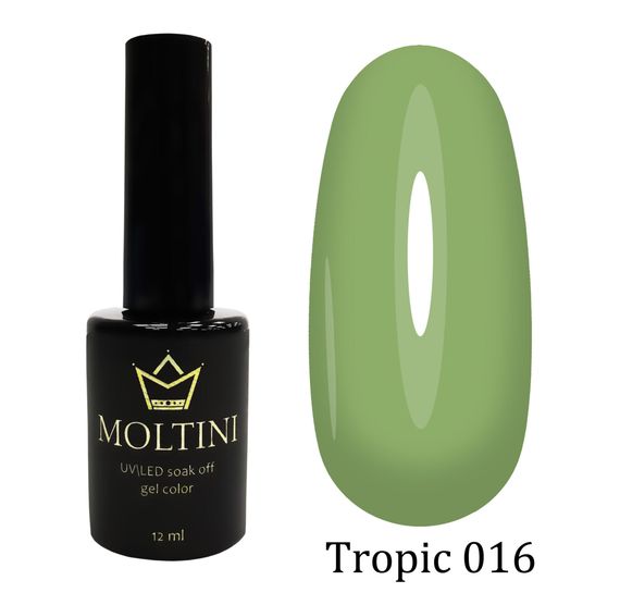Гель-лак Moltini Tropic 016, 12 ml.