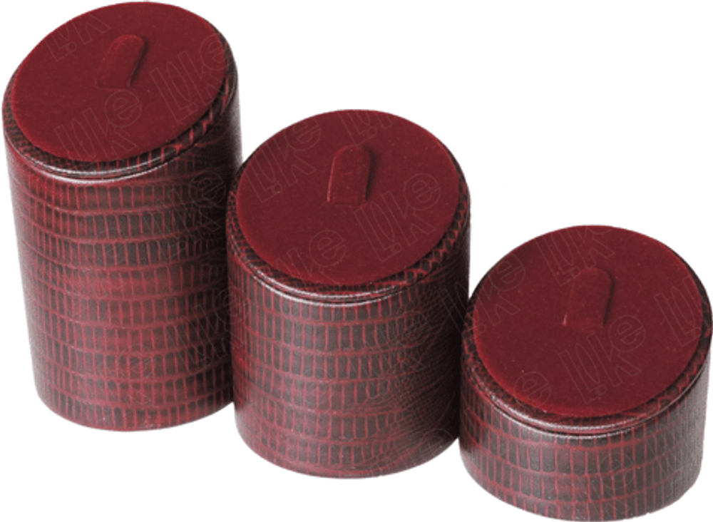 Набор подставок для 3 колец/цилиндр/язычок/накладка/Н-40,60,80 мм.